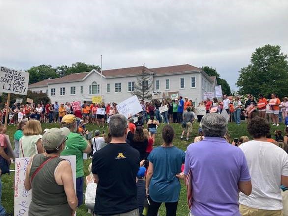 Blumenthal attended March for Our Lives rallies in Hartford, Newtown, and Stamford.